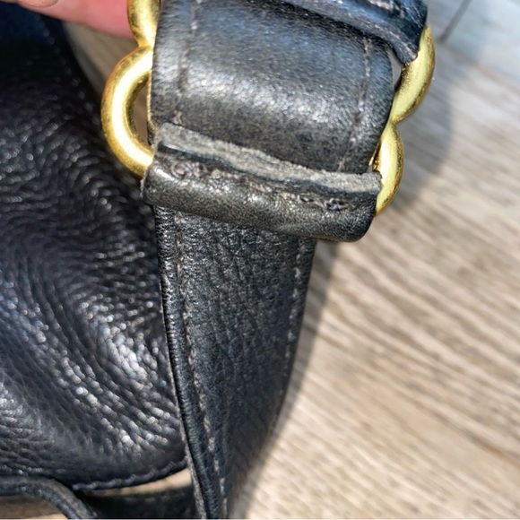 Coach Sonoma Pebbled Black Leather Shoulder Bag J7M-4907 - Picture 12 of 15